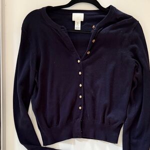 H&M Knit Cardigan in Navy - Small